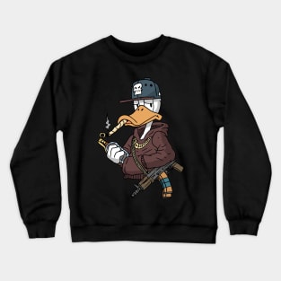 gangsta duck Crewneck Sweatshirt